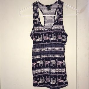 Purple elephant tank